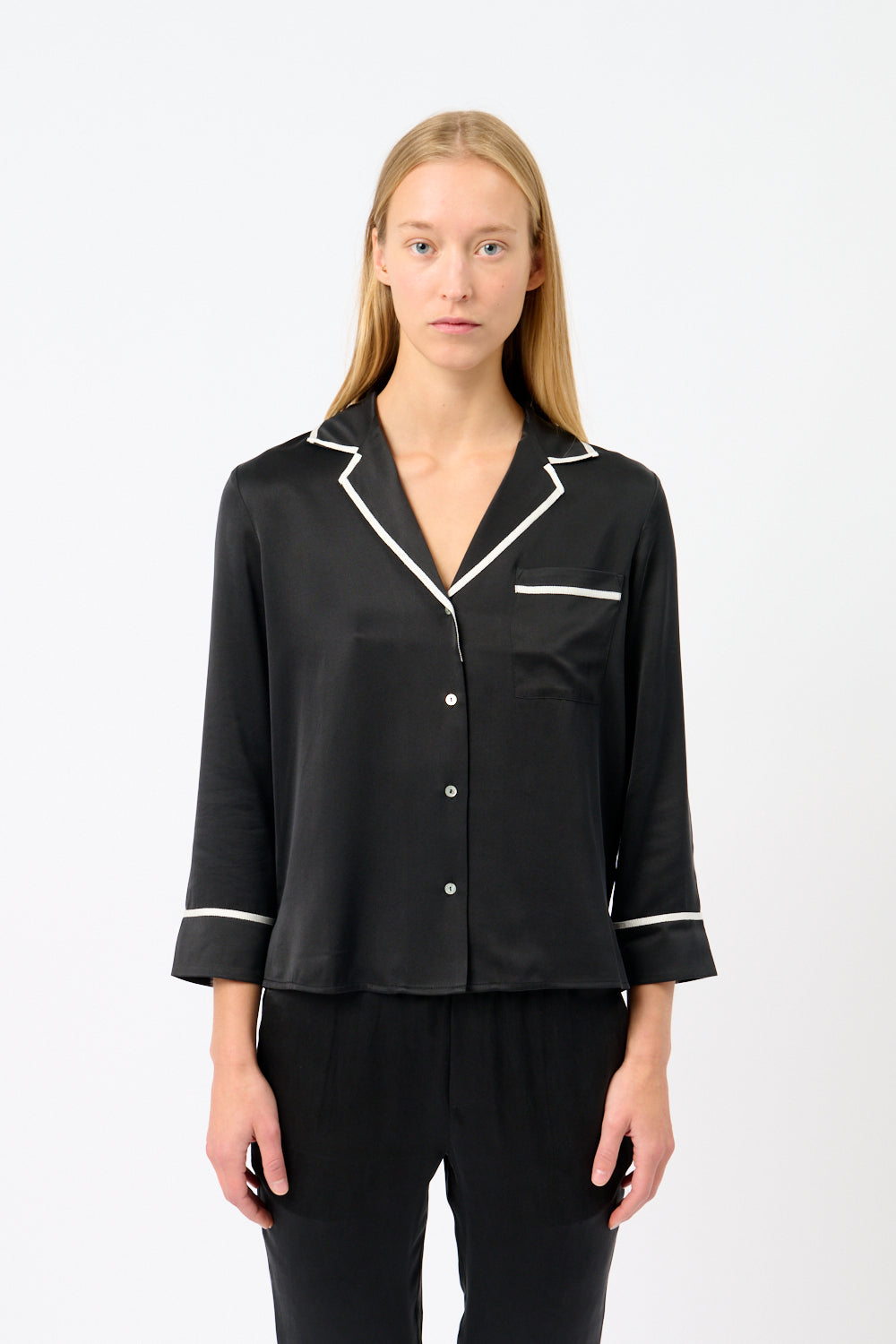 The Sidney cropped Pj Top - Bessette