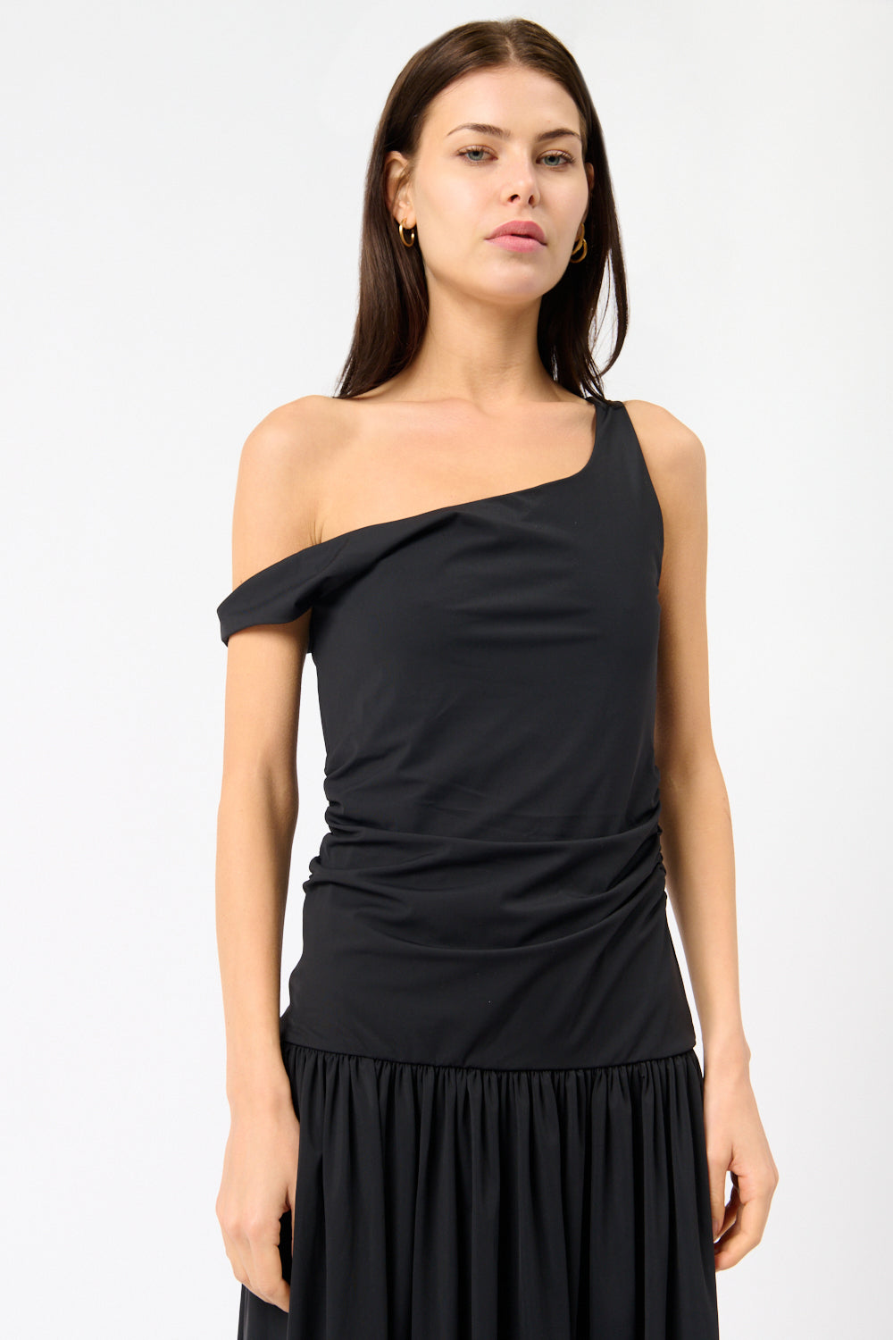 Róhe Off-Shoulder Light Scuba Dress - Bessette