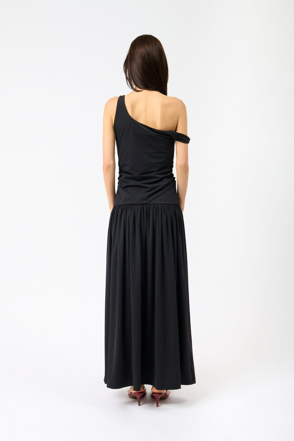 Róhe Off-Shoulder Light Scuba Dress - Bessette