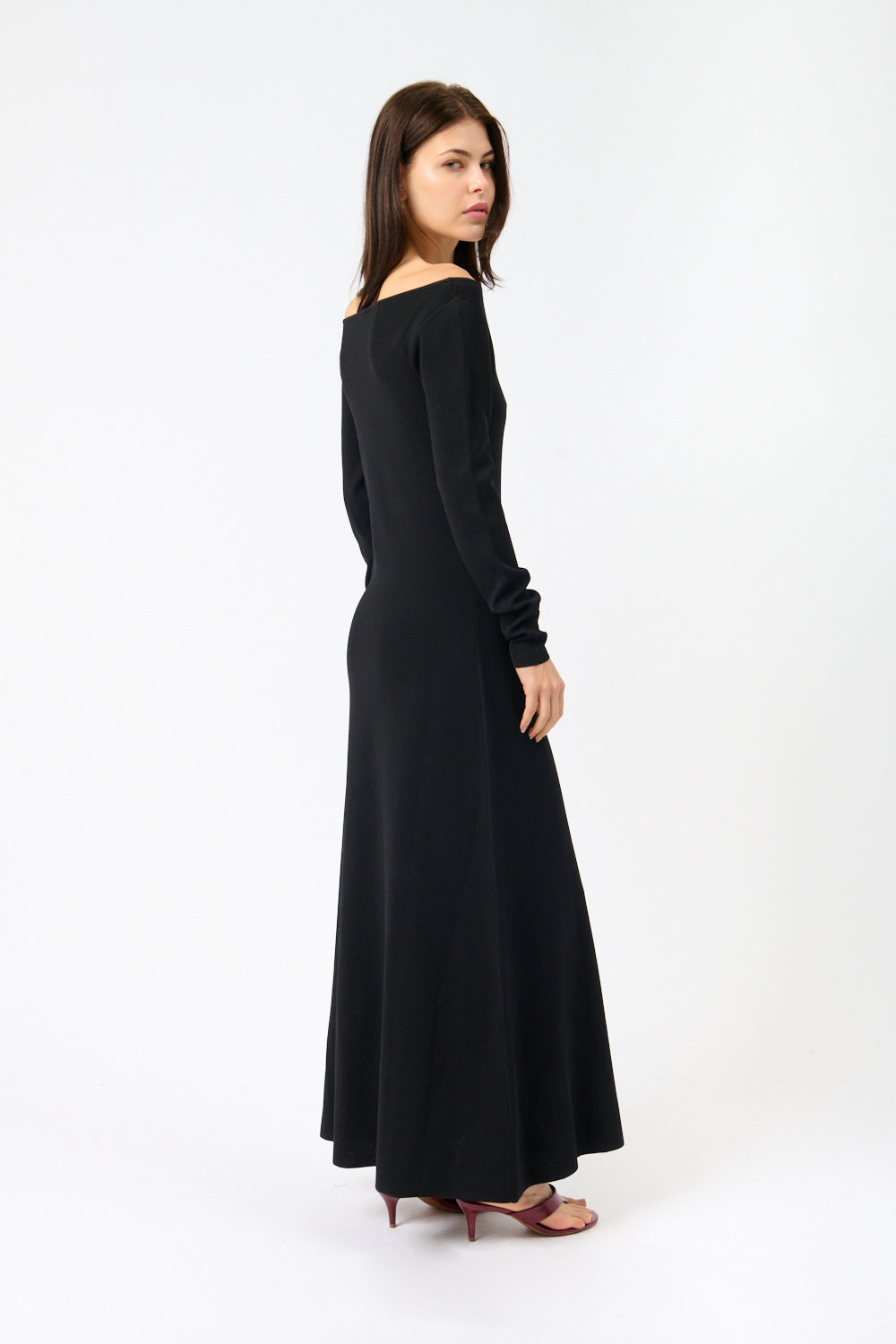 Róhe Off-Shoulder Knitted Dress - Bessette