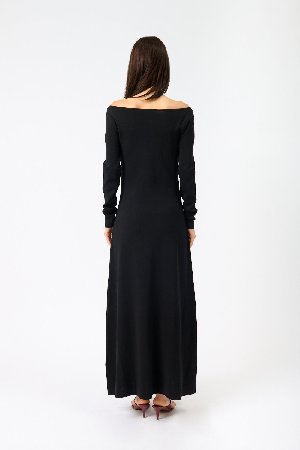 Róhe Off-Shoulder Knitted Dress - Bessette