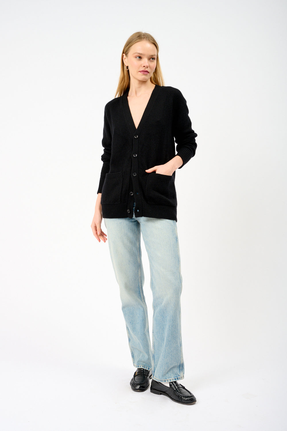 Heavy Cardigan Black