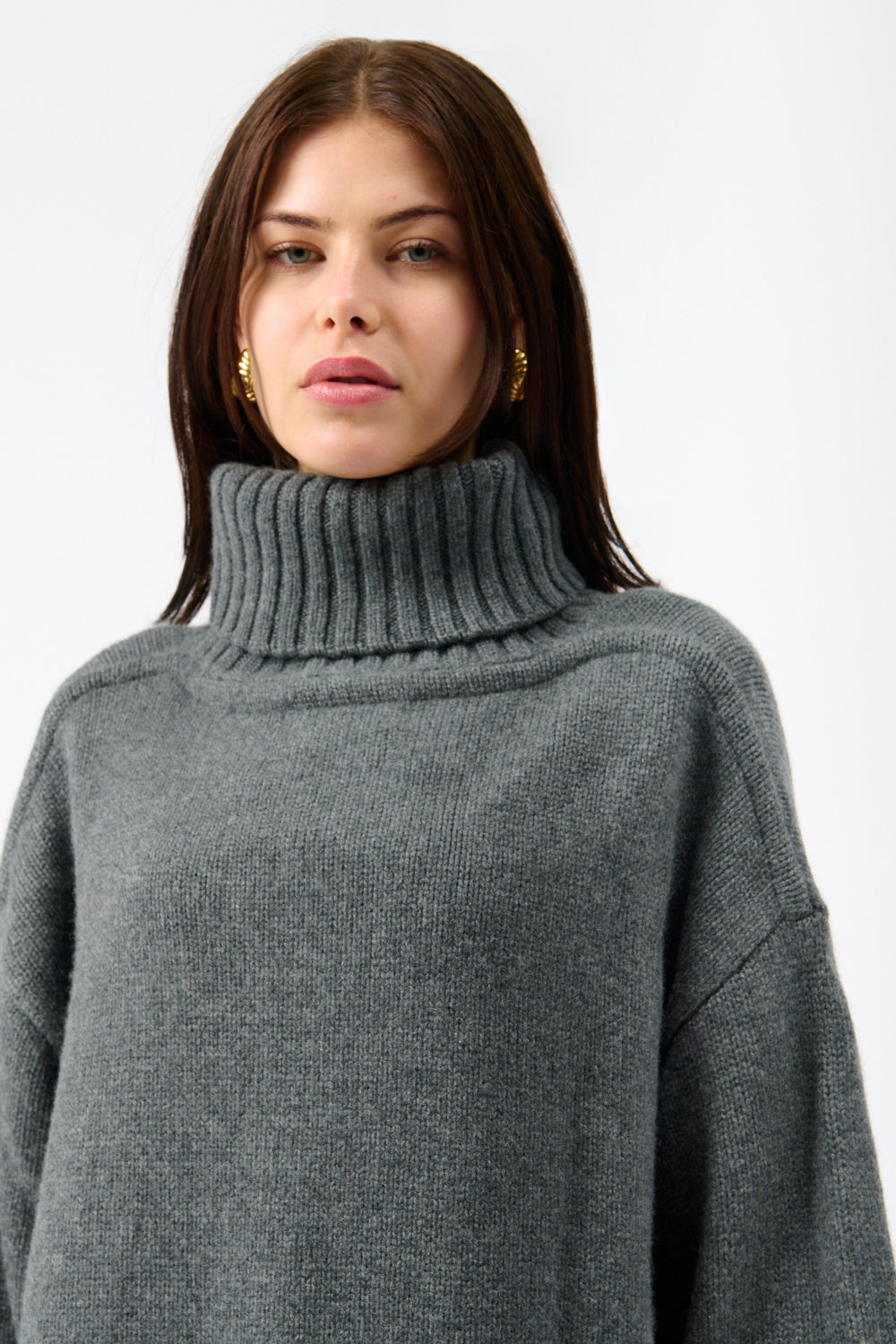 Extreme Cashmere Grey Oversize Xtra Cashmere Sweater - Bessette