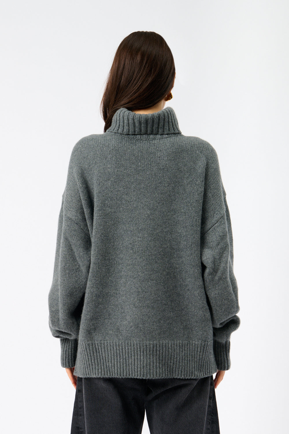 Extreme Cashmere Grey Oversize Xtra Cashmere Sweater - Bessette