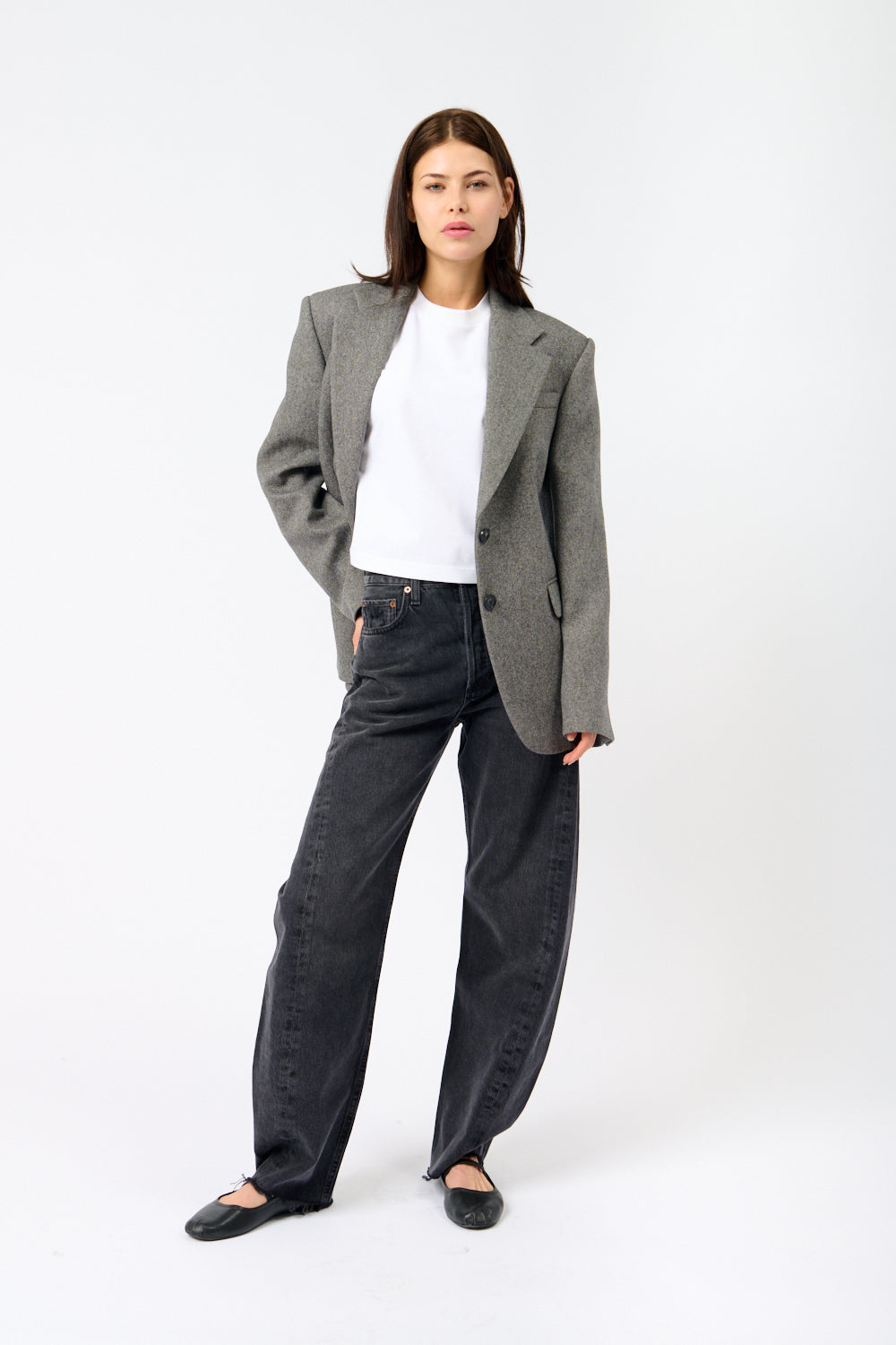 Sportmax Gel Single Breasted Tweed Blazer - Bessette