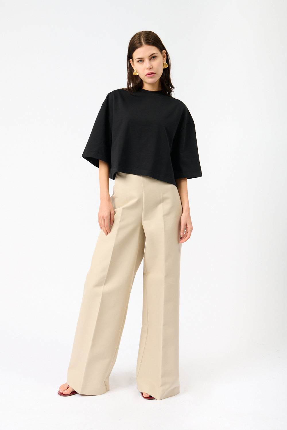 Róhe Palazzo Leg Trousers - Bessette