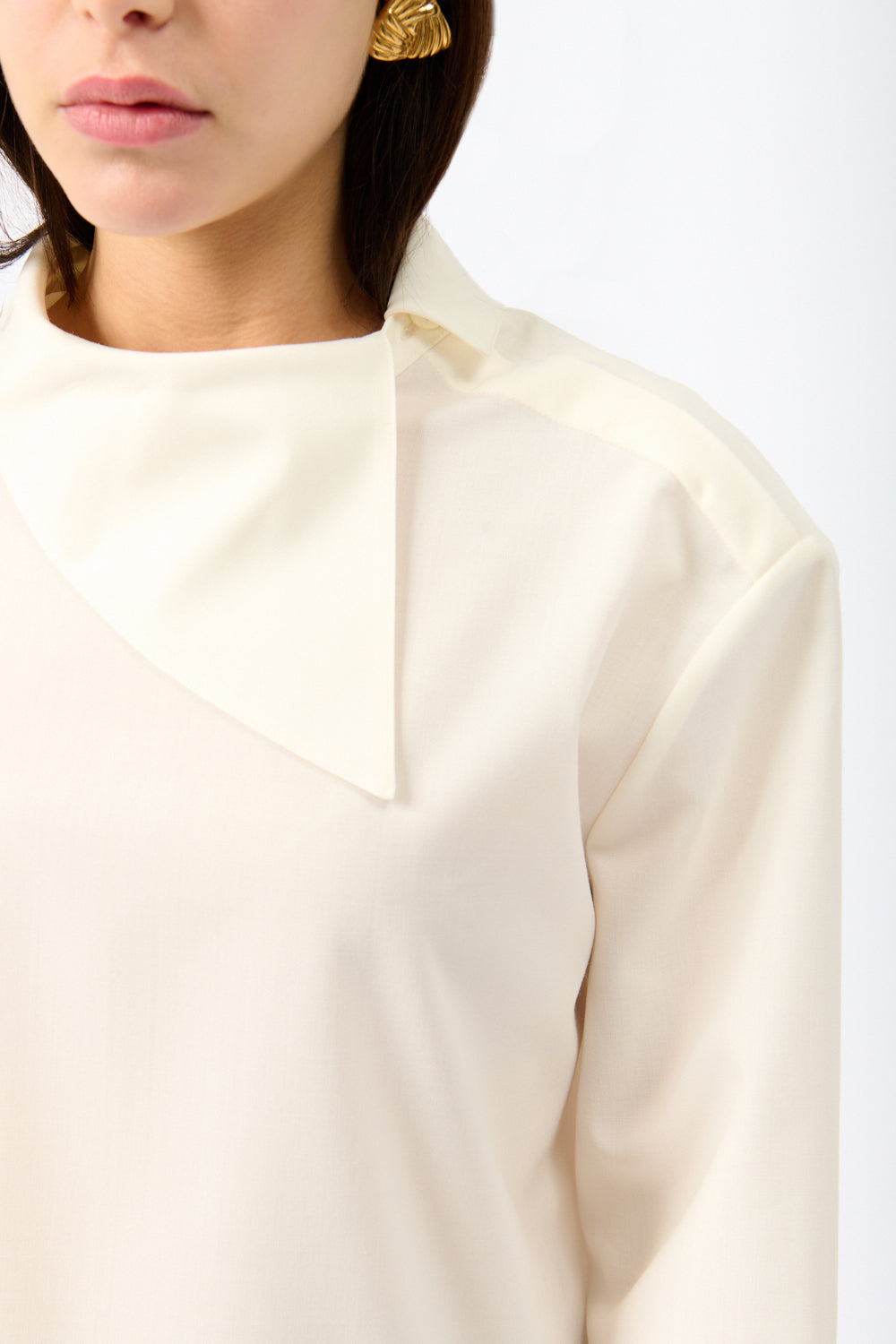 Róhe Reimagined Collar Top - Bessette