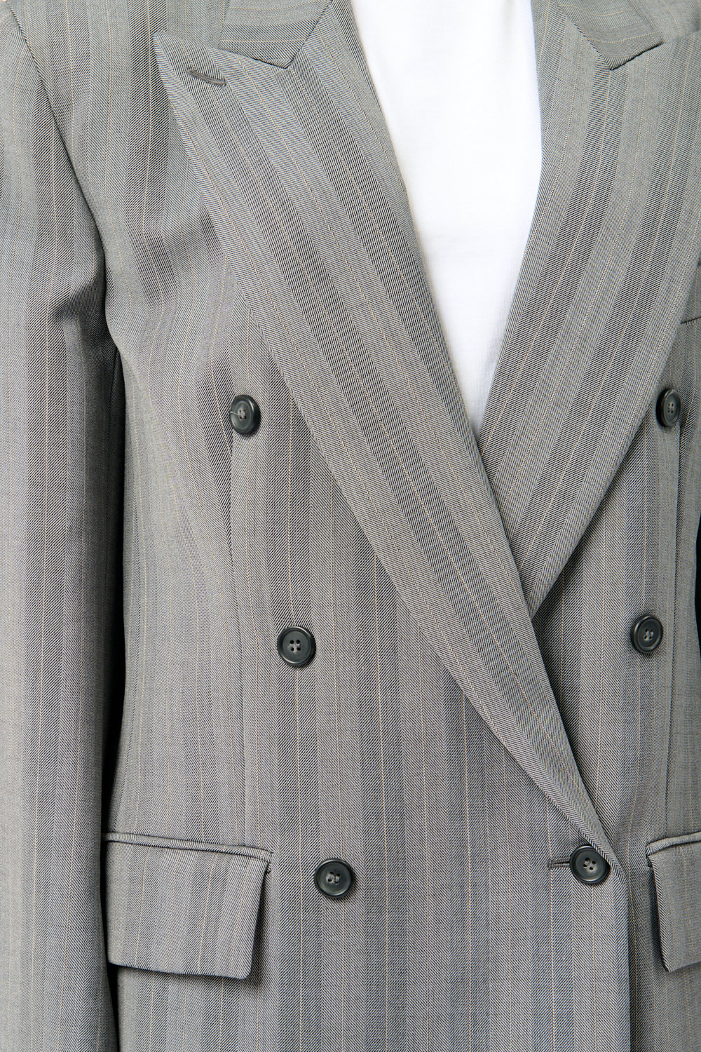 Sportmax Merlot Wool Blend Herringbone Blazer - Bessette