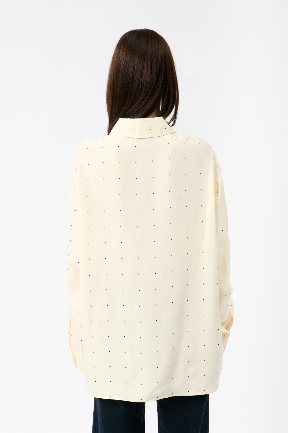 Róhe Dotted Silk Shirt - Bessette