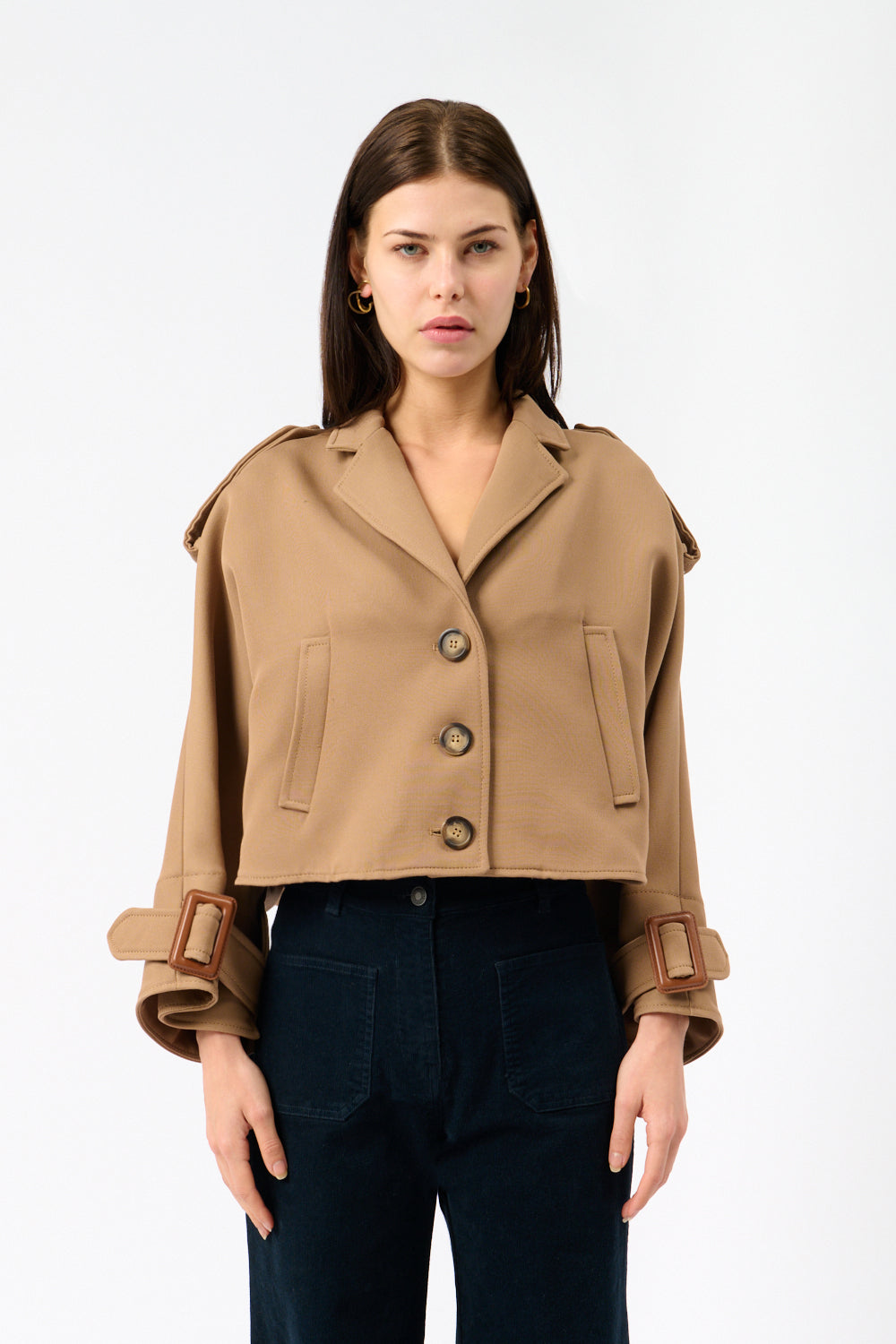 Max Mara Azzorre Wool Blend Cape - Bessette