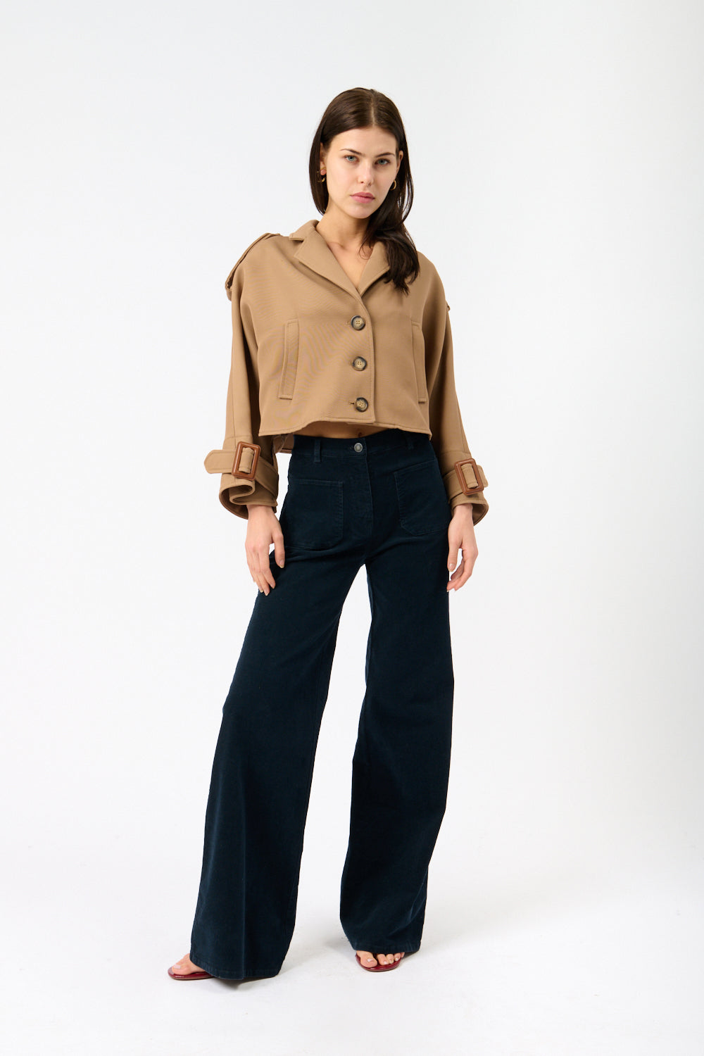 Max Mara Azzorre Wool Blend Cape - Bessette