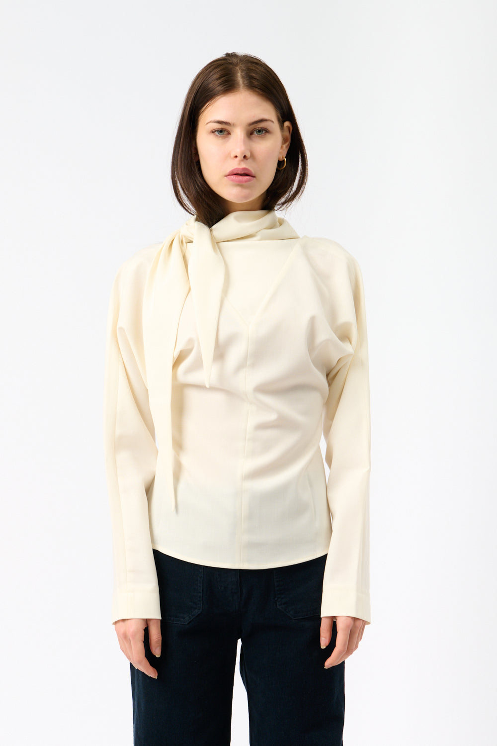 Róhe Scarf Top - Bessette