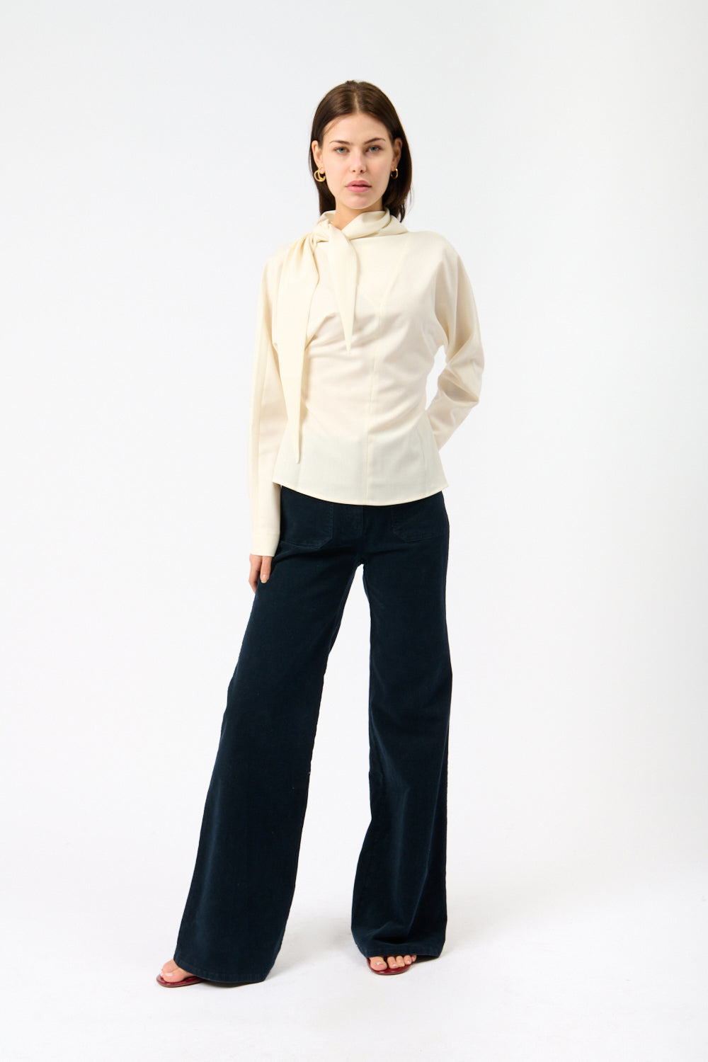 Róhe Scarf Top - Bessette