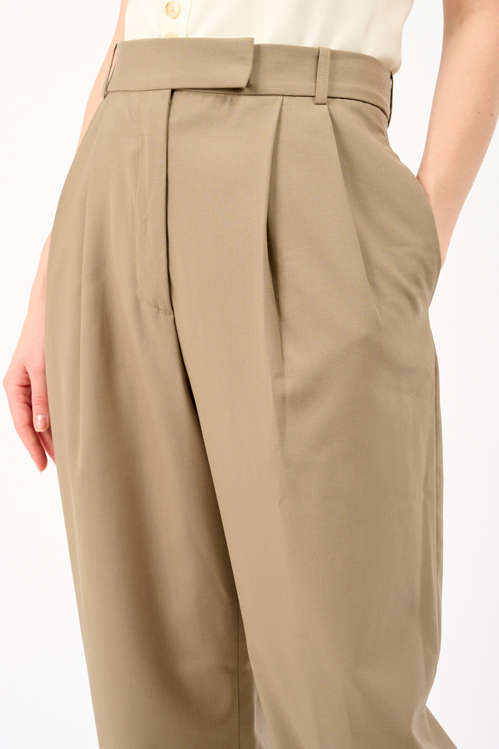 Róhe Round Leg Tailored Trousers