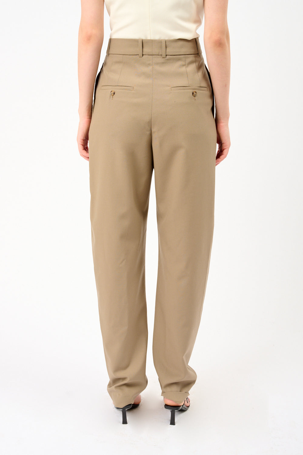 Róhe Round Leg Tailored Trousers