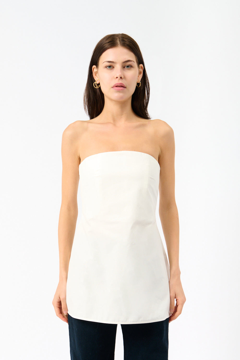 Róhe Sculptural Cotton Top - Bessette