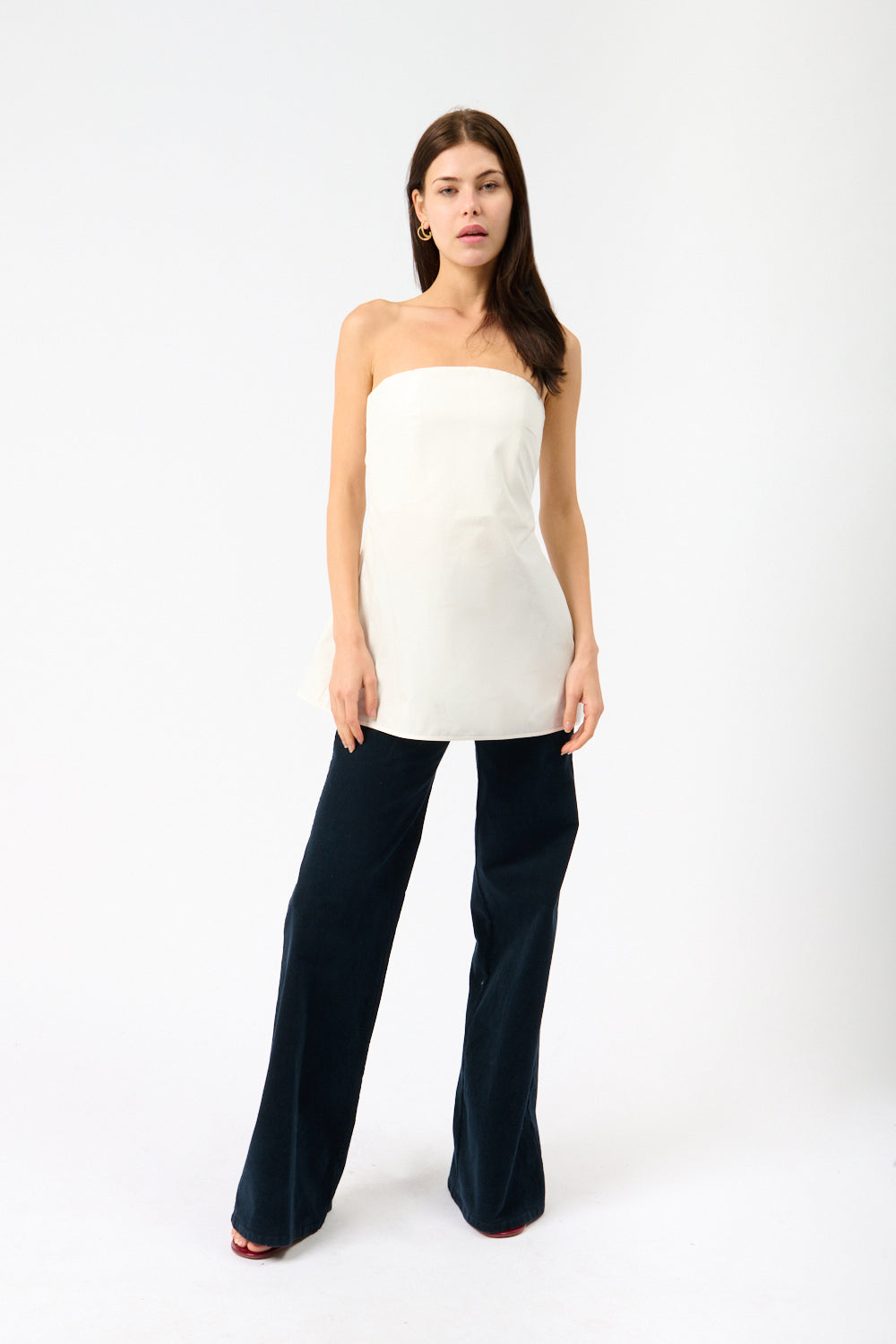 Róhe Sculptural Cotton Top - Bessette