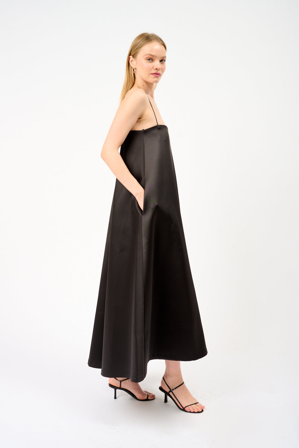 Róhe Voluminous Satin Evening Dress