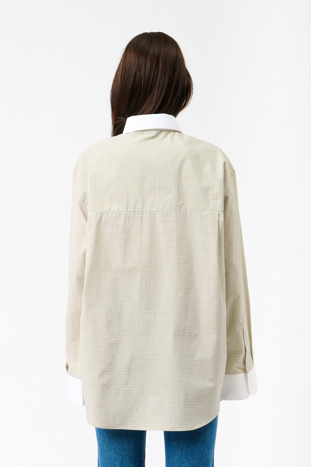 Róhe Mini Check Banker Shirt - Bessette