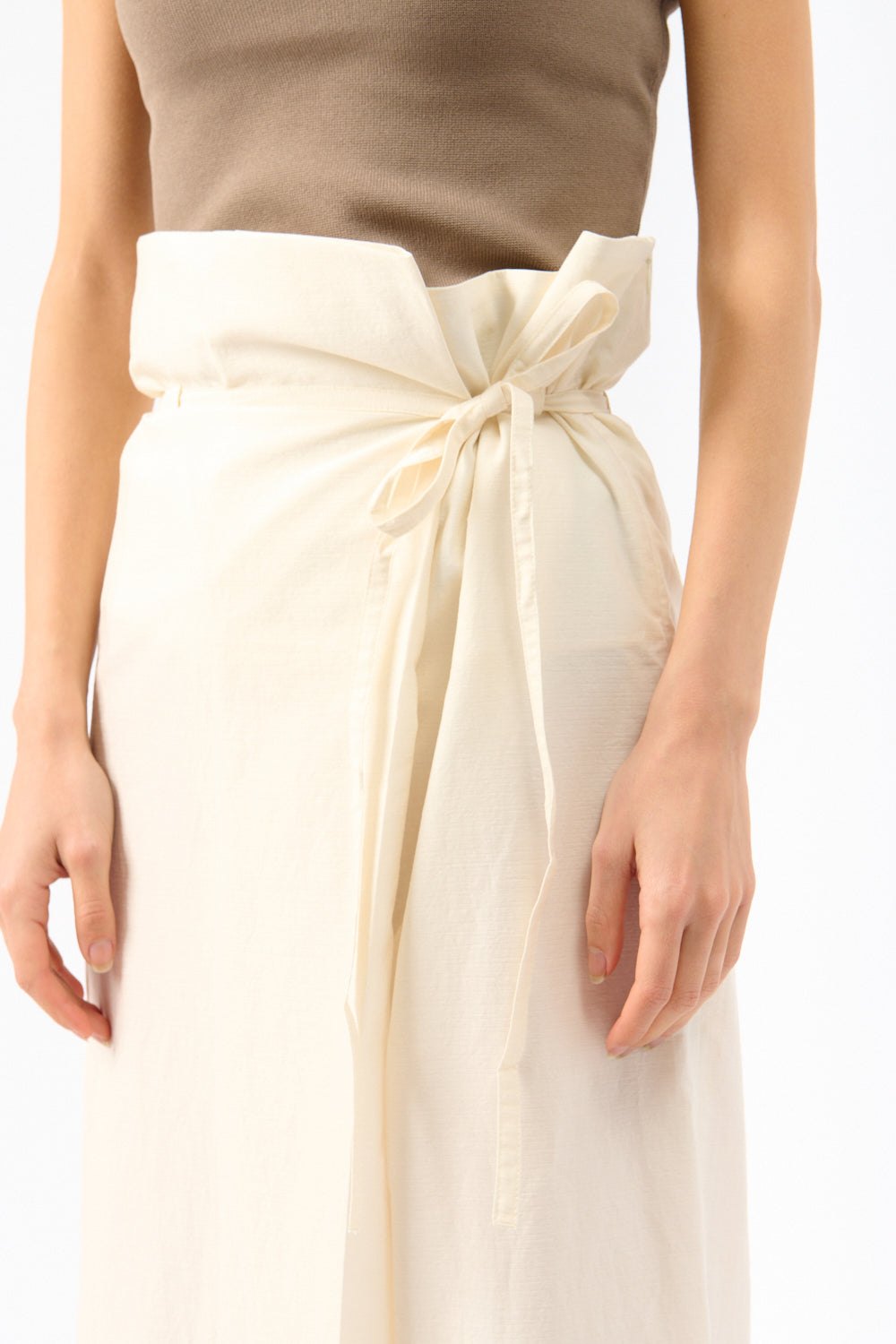 Róhe Sculptural Cotton Blend Trousers - Bessette