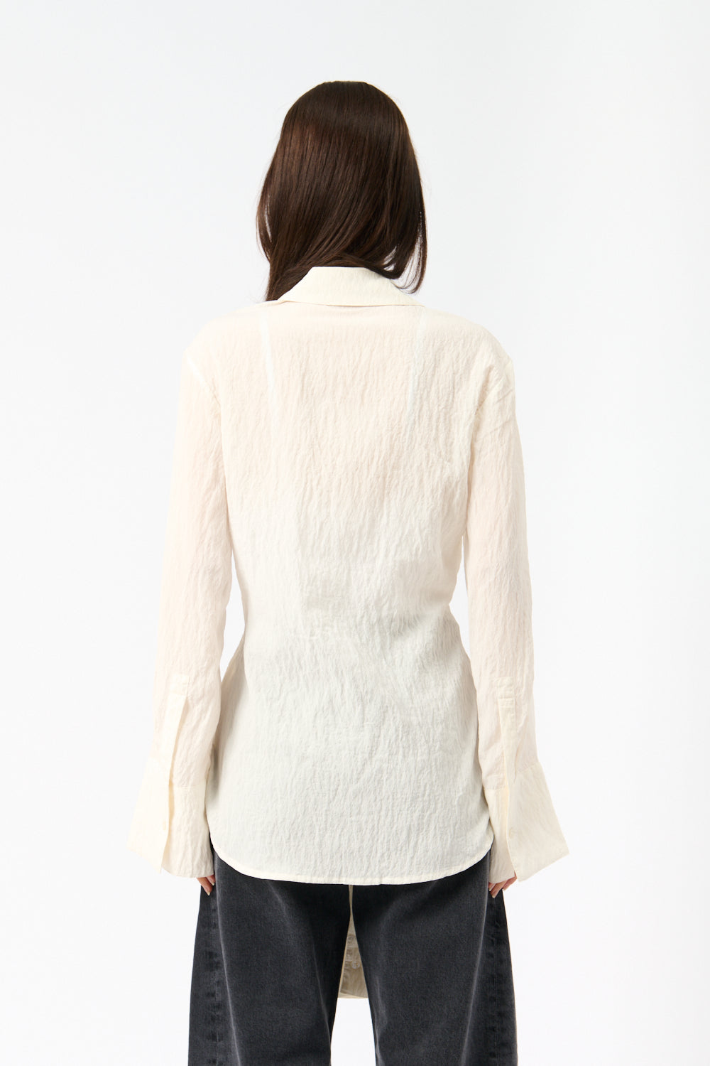 Róhe Hammered Silk Knotted Shirt - Bessette