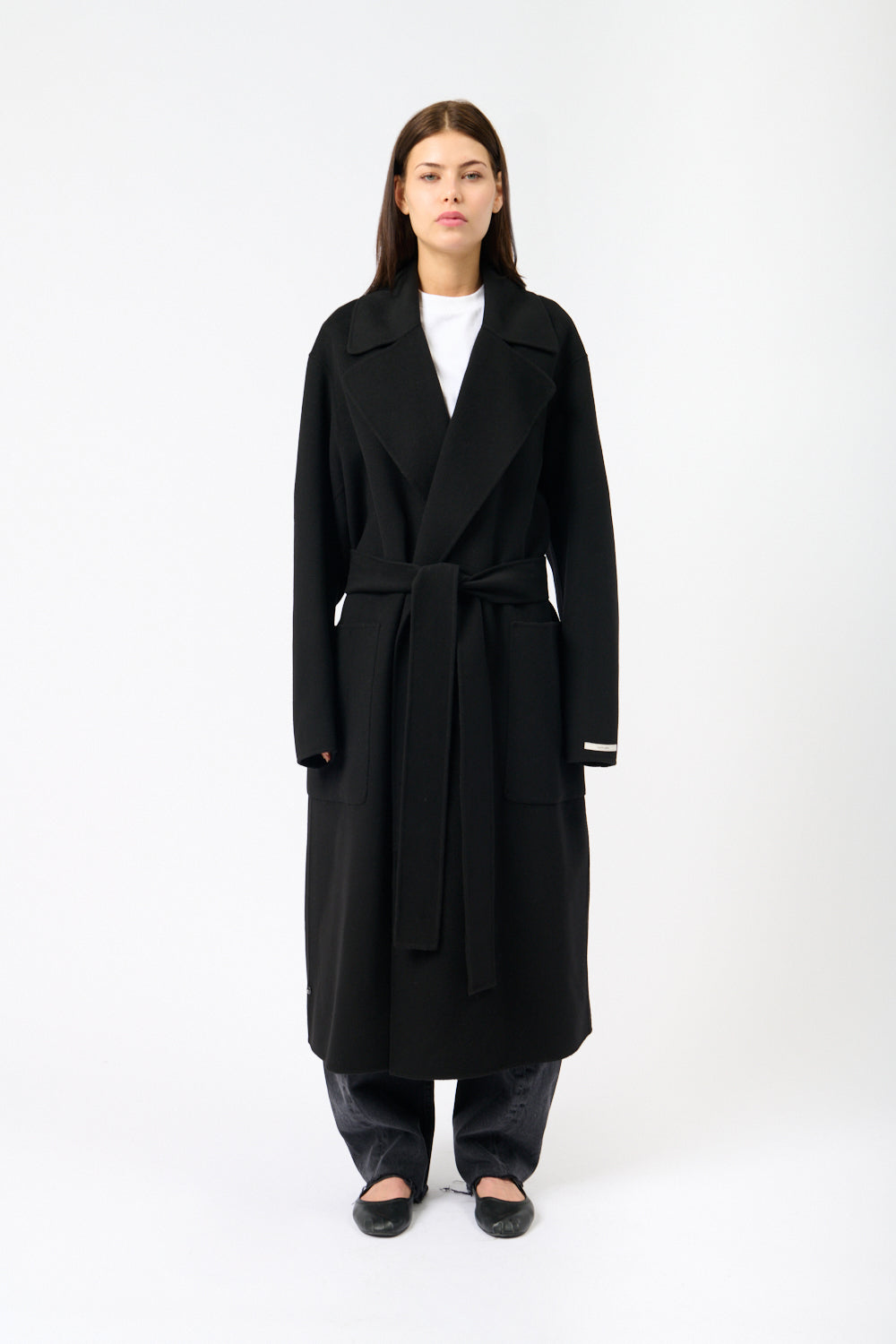 Sportmax Veleno Belted Wool Coat - Bessette