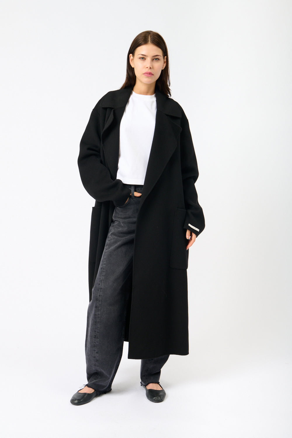 Sportmax Veleno Belted Wool Coat - Bessette