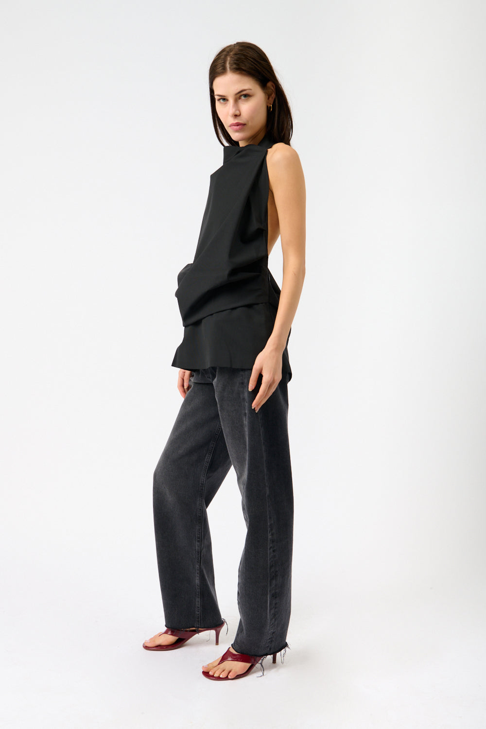 Róhe Occasion Top with Open Back - Bessette