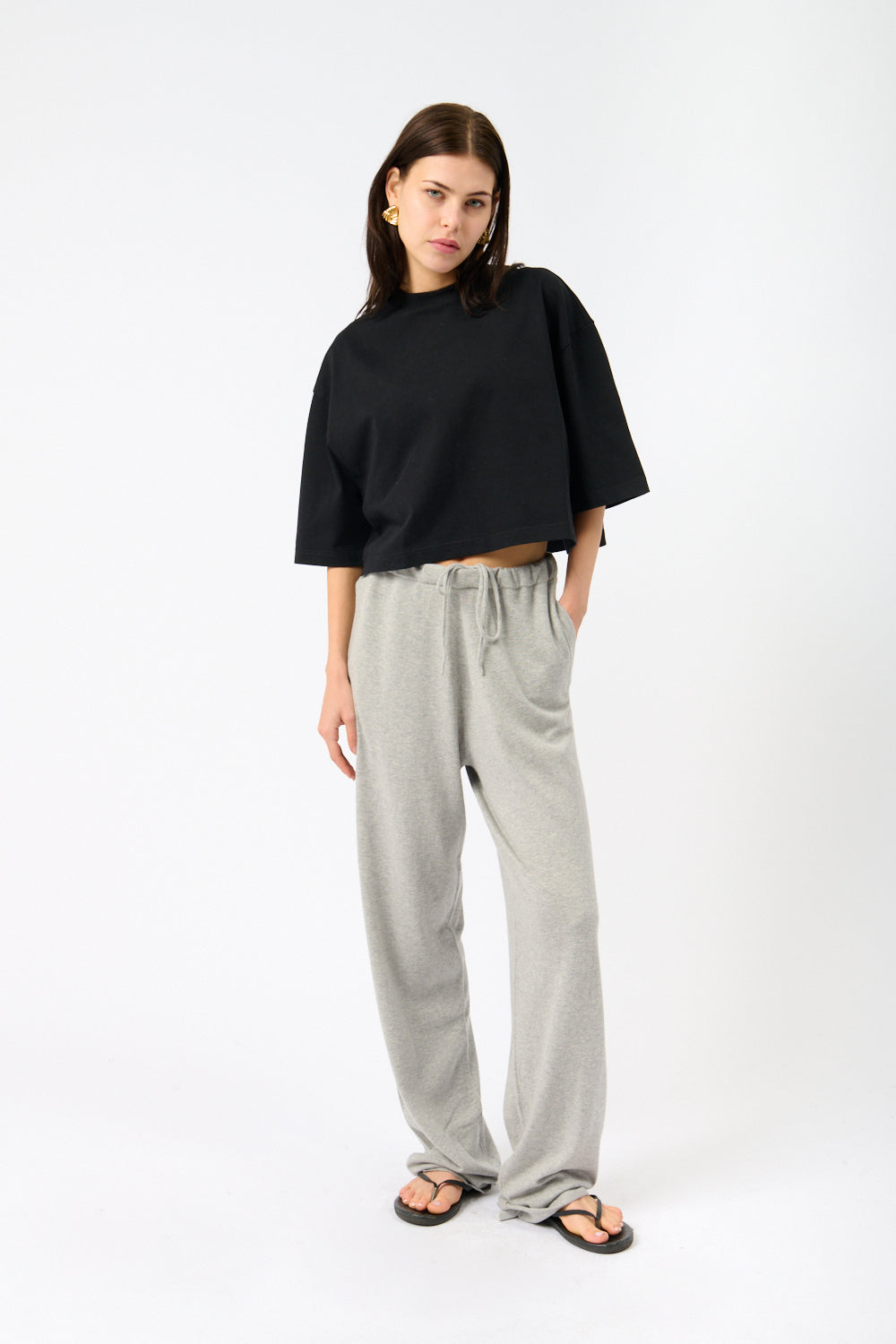 Extreme Cashmere Grey Relax Pant - Bessette