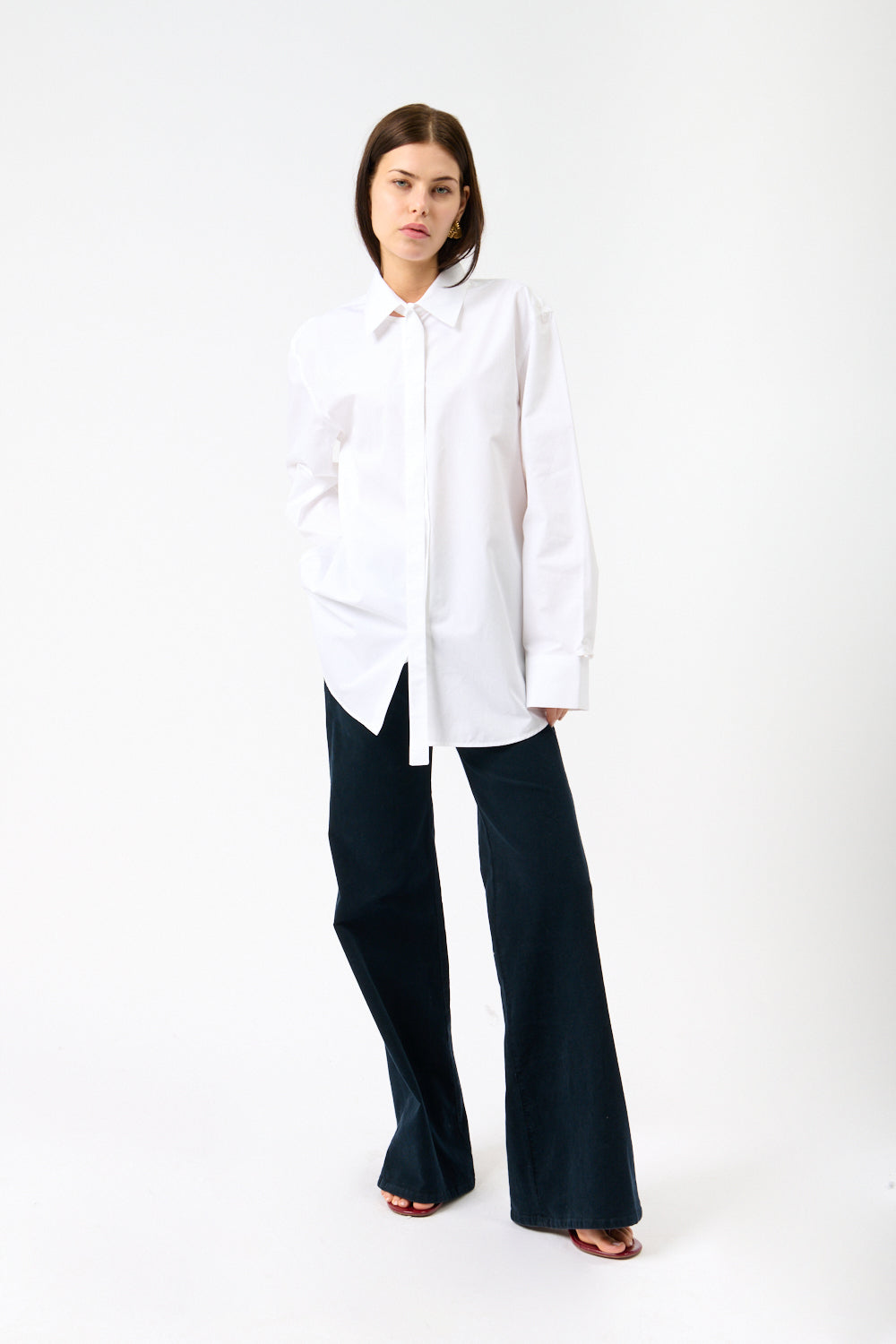 Róhe Deconstructed Poplin Shirt - Bessette
