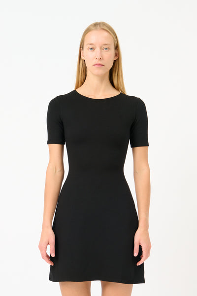 short sleeve short dress LESET Rio Mini Zara + Satin Lingerie Size:62 Long Short%20Sleeve%20Printed%20A%20Line%20Dress%20Black%20Red%0D%0ADESIGN%3A%0D%0A%0D%0AColor%3A%20Red%2C%20black%0D%0ASweetheart%20neckline%0D%0AShort%20sleeves%0D%0APrinted%20fabric%0D%0AA justadded
