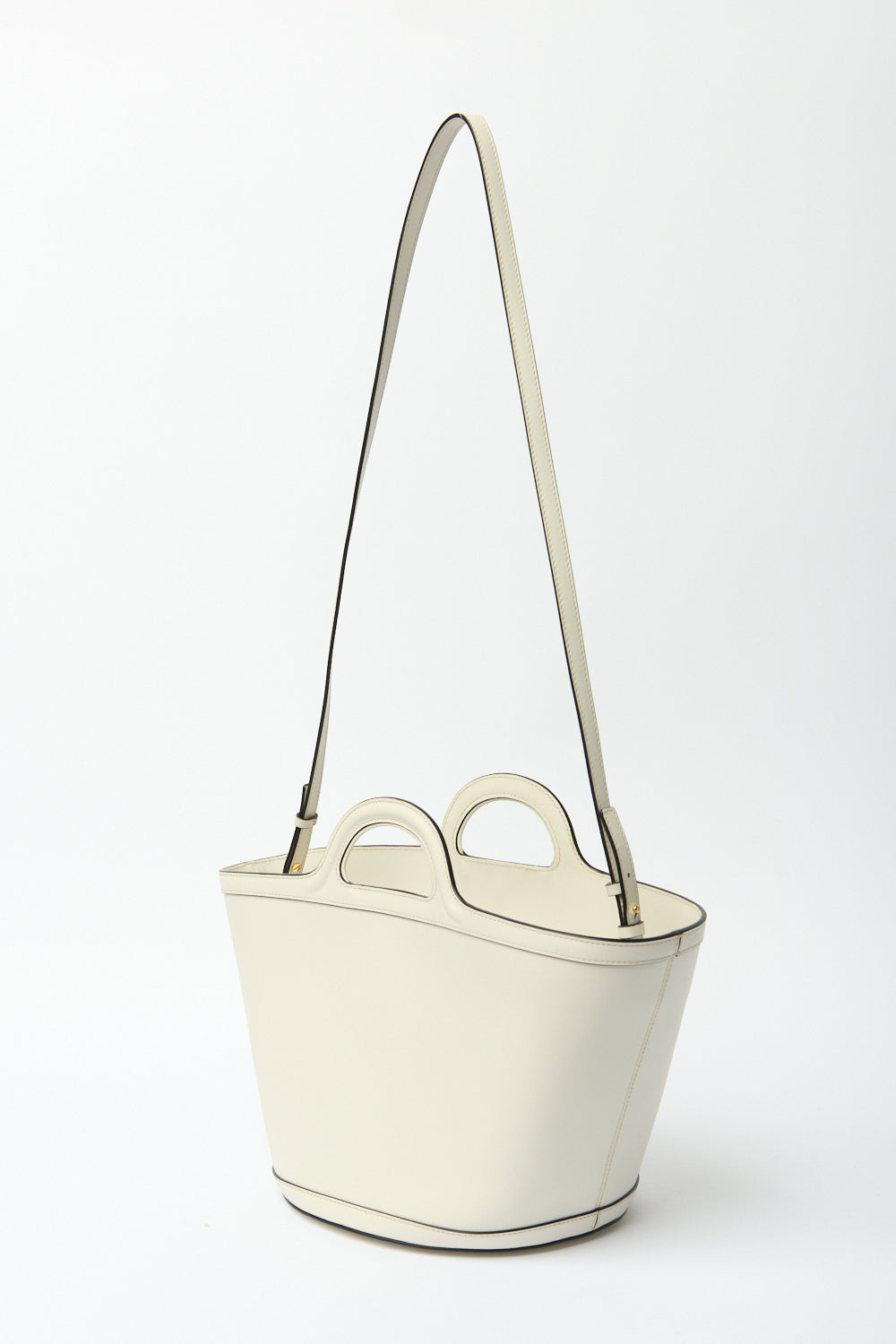 Marni Tropicalia Ivory Small Leather Tote