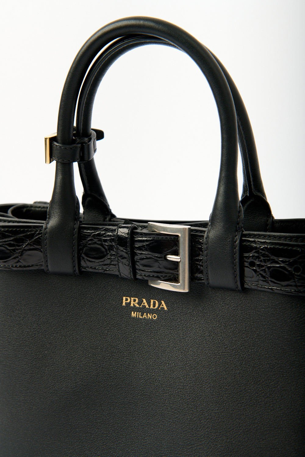 Prada Croc Belt Bag - Bessette