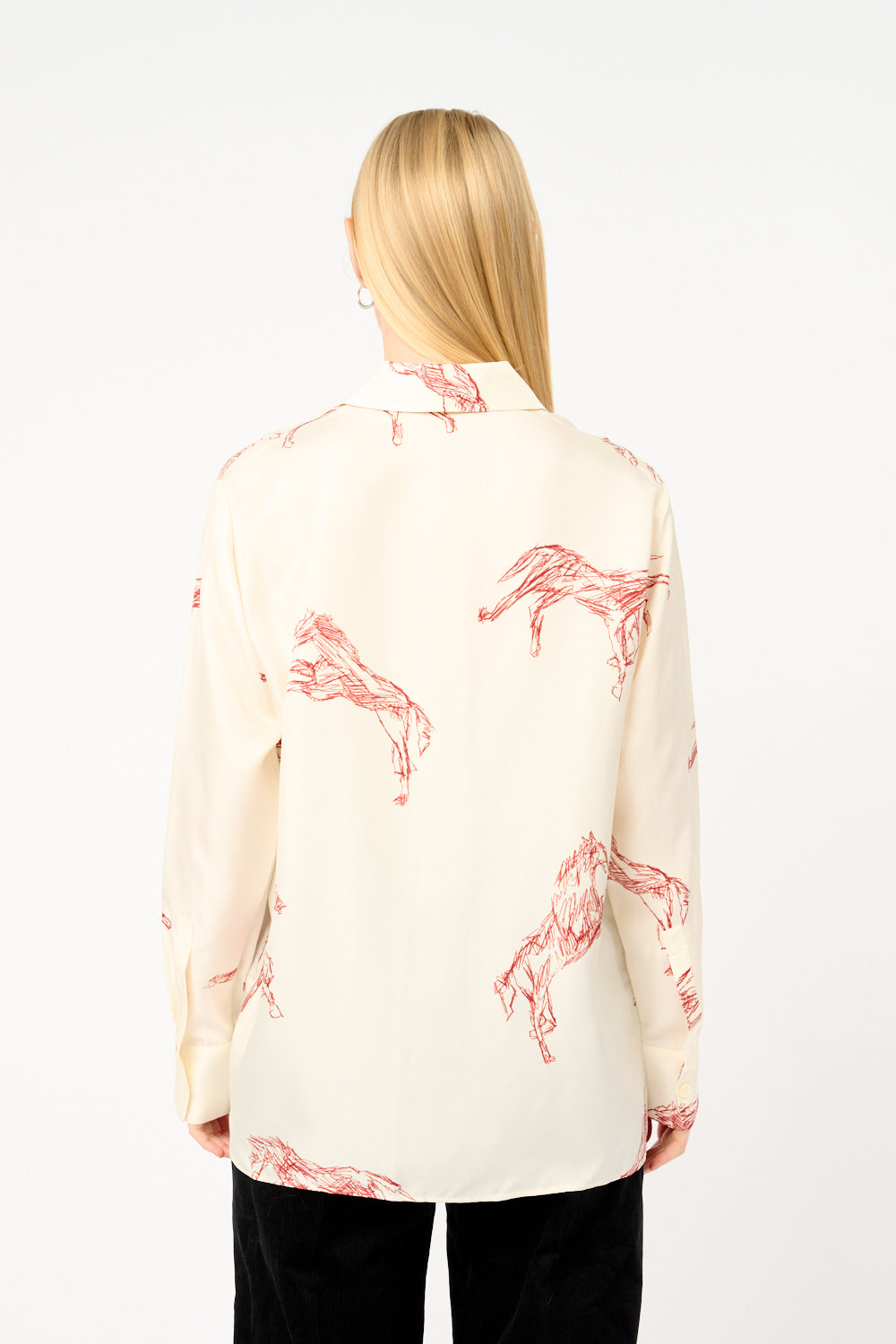 Chemise de cheval en soie Róhe