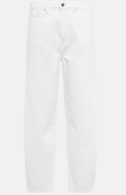 Toteme White Barrel Leg Denim Jean - Bessette