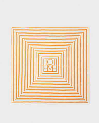 Toteme Signature Monogram Silk Scarf - Bessette