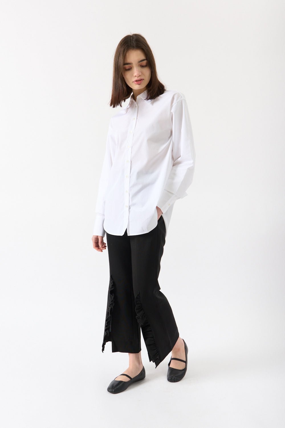 Bite Studios Crinkled White Shirt - Bessette