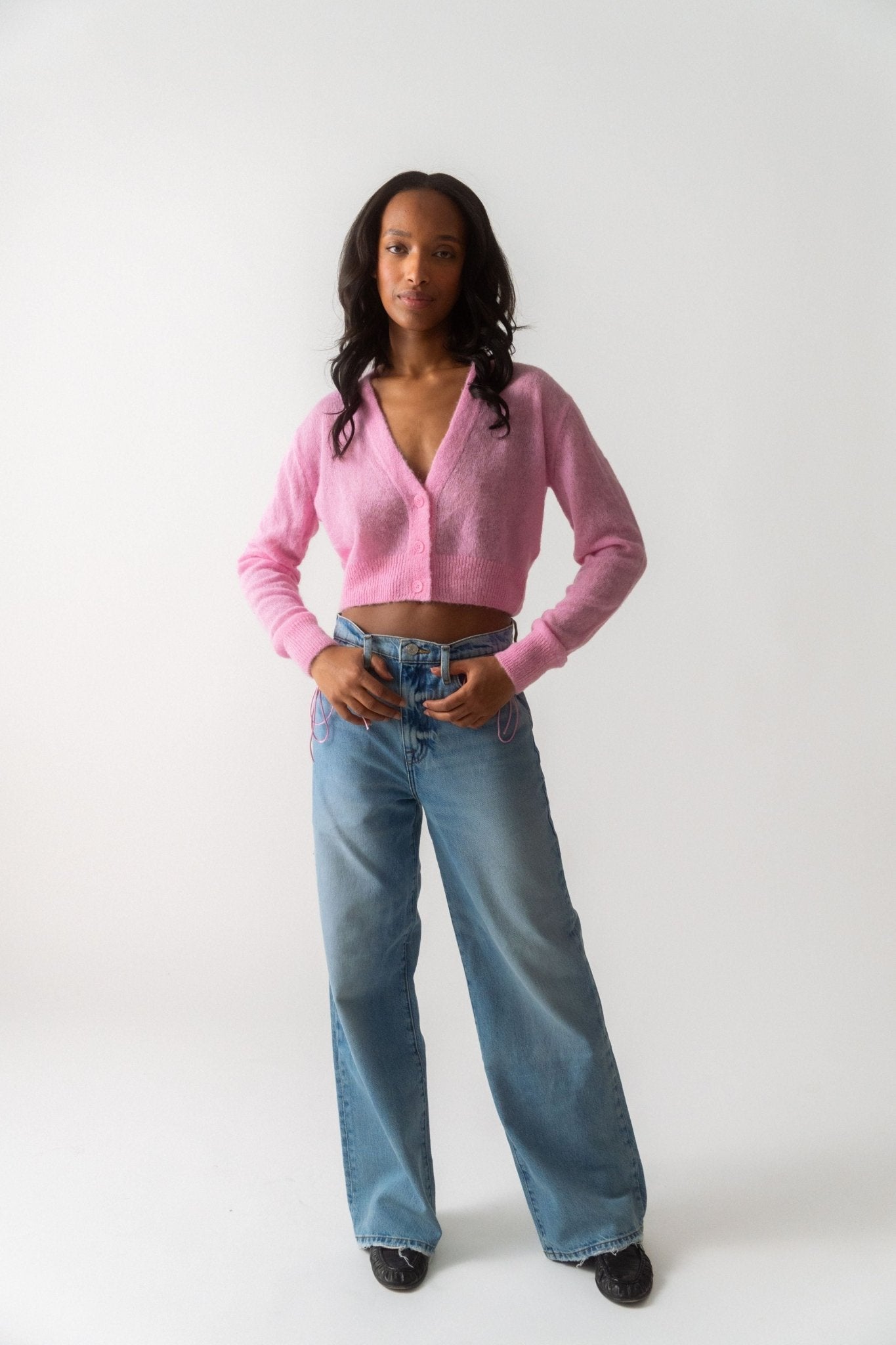 Cecilie Bahnsen Vicki Cardigan Soft Pink - Bessette