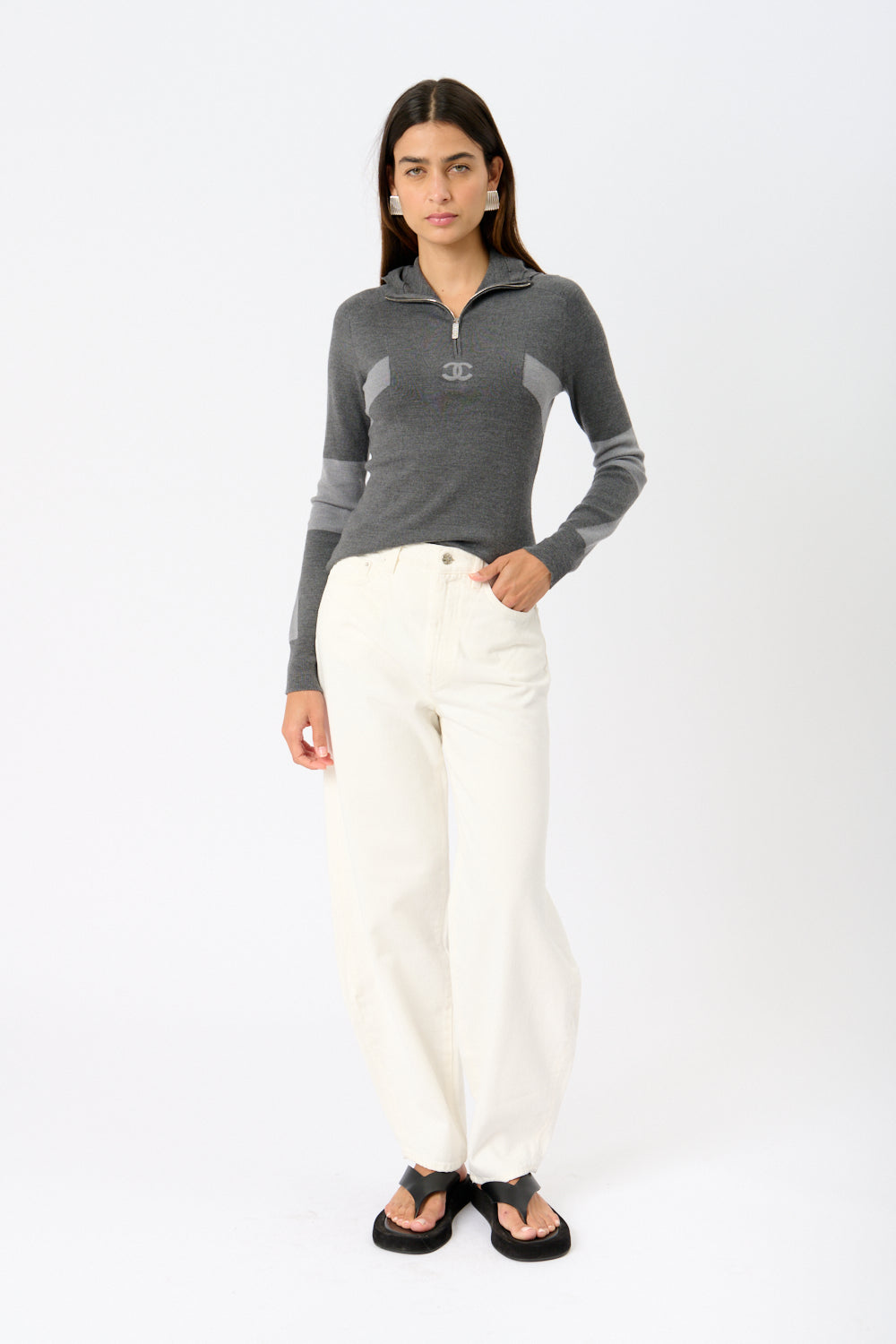 Chanel Coco Neige 24 1/4 Zip Hoodie - Bessette