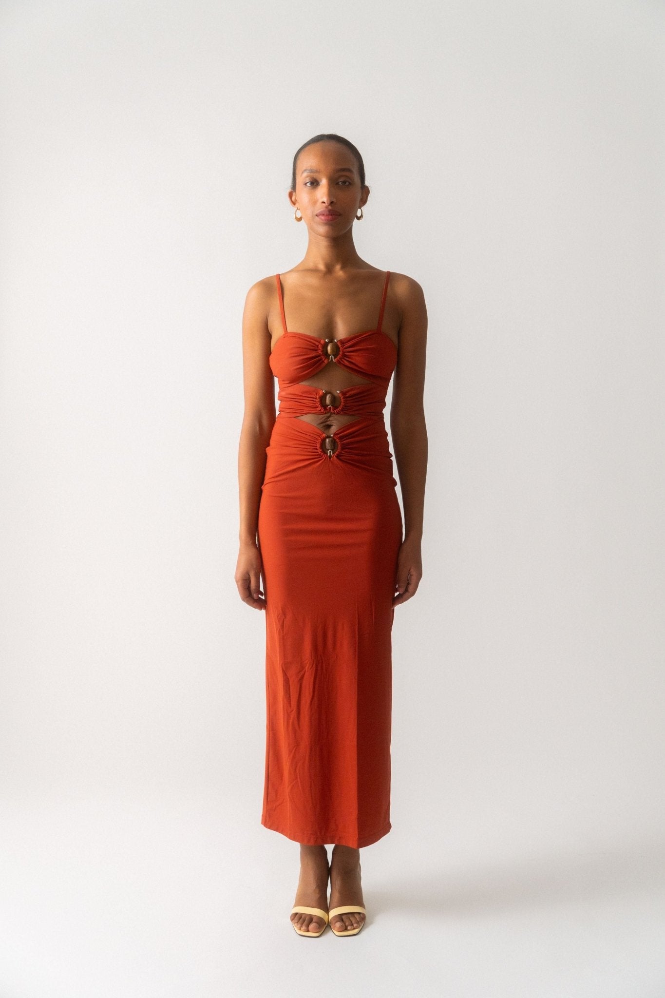 Christopher Esber Crystal Orbit Column Dress - Bessette