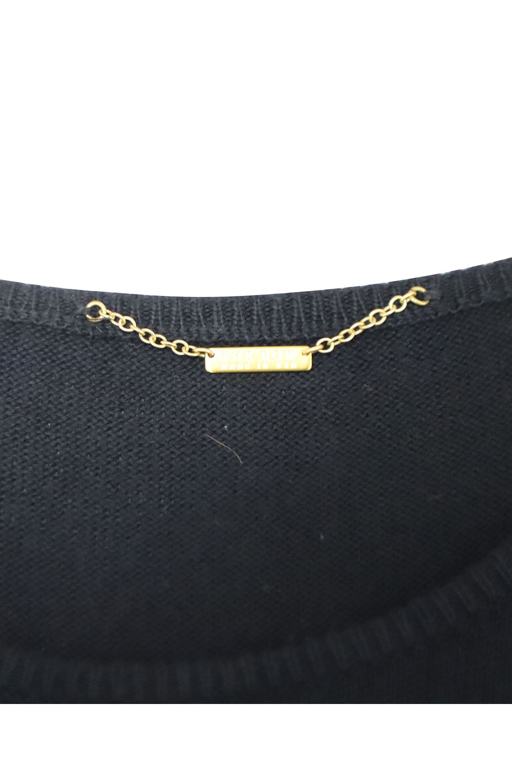The Row One Shoulder Dress in Navy Blue Wool
