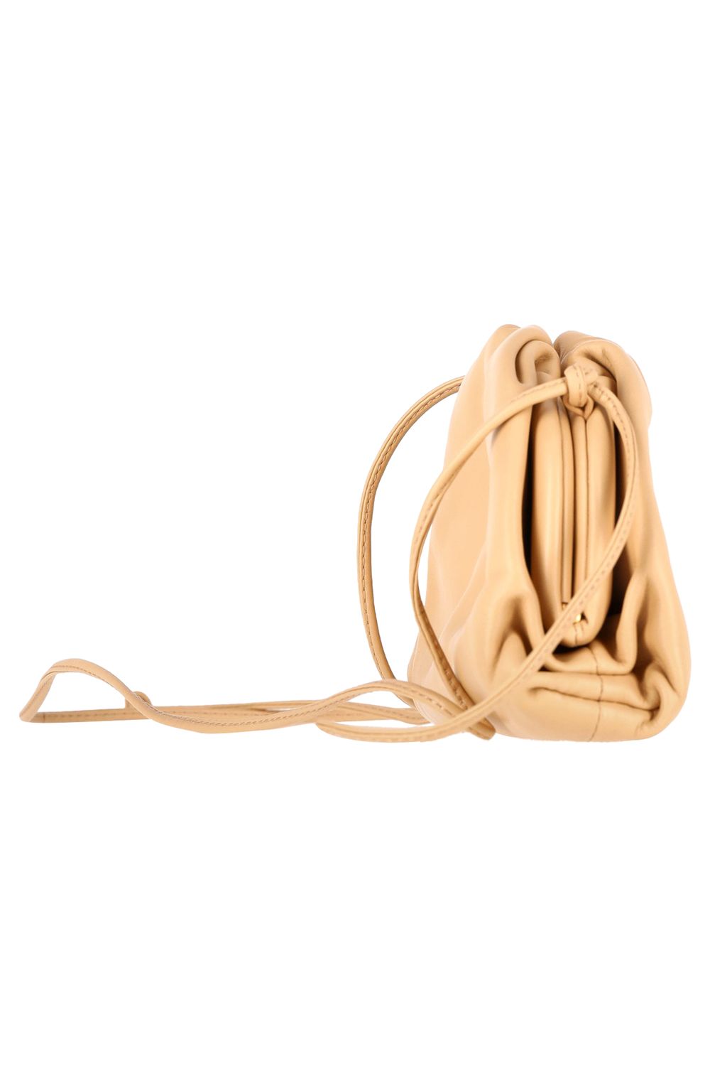  Bottega Veneta Mini Pouch 20 Sling Bag in Yellow Calfskin Leather