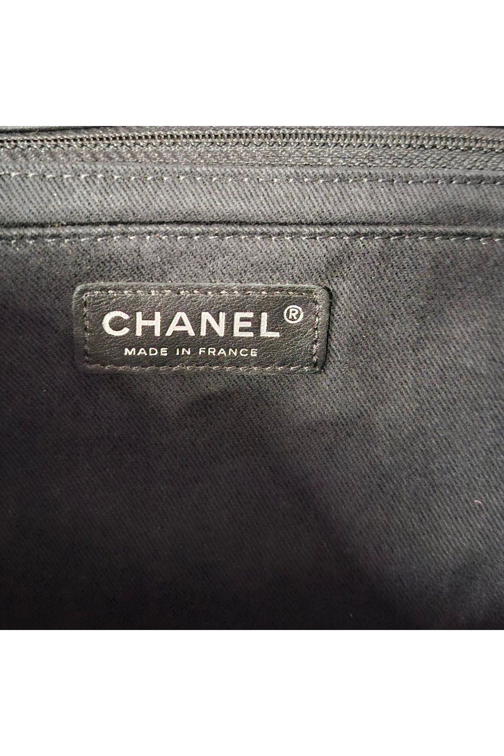 Chanel Maxi Quilted In The Business Flap Bag in Black Calfskin Leather