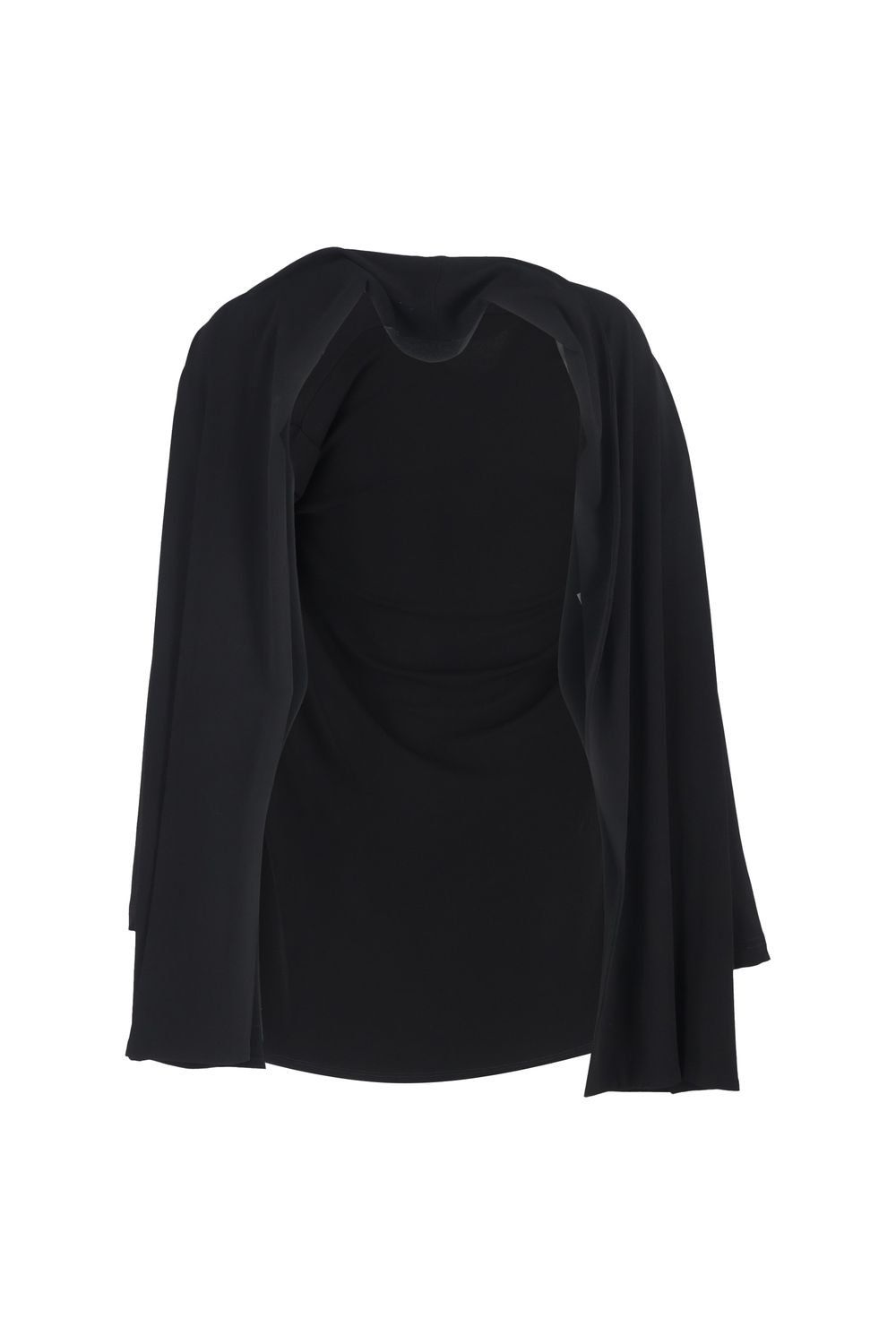 The Row Open-Front Cardigan in Black Wool