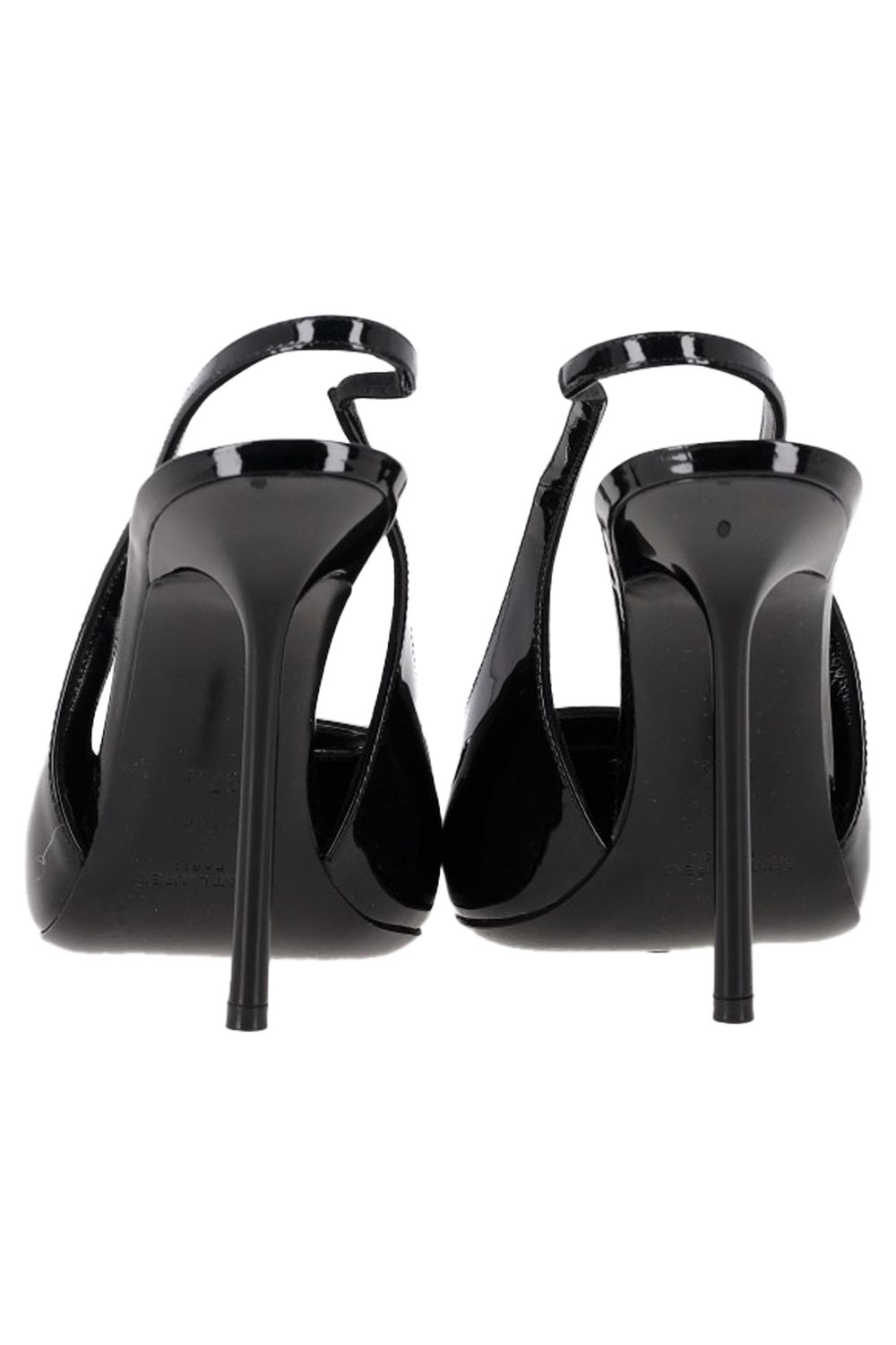  Saint Laurent Pablo Slingback Pumps in Black Leather