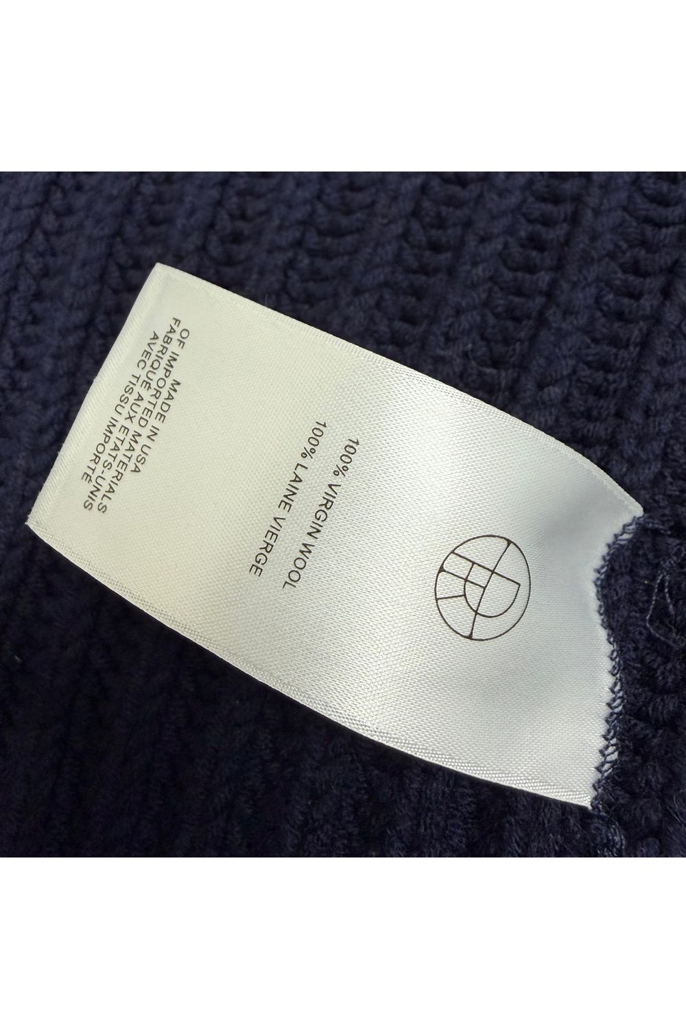 The Row Ribbed Knit Vest in Blue Wool