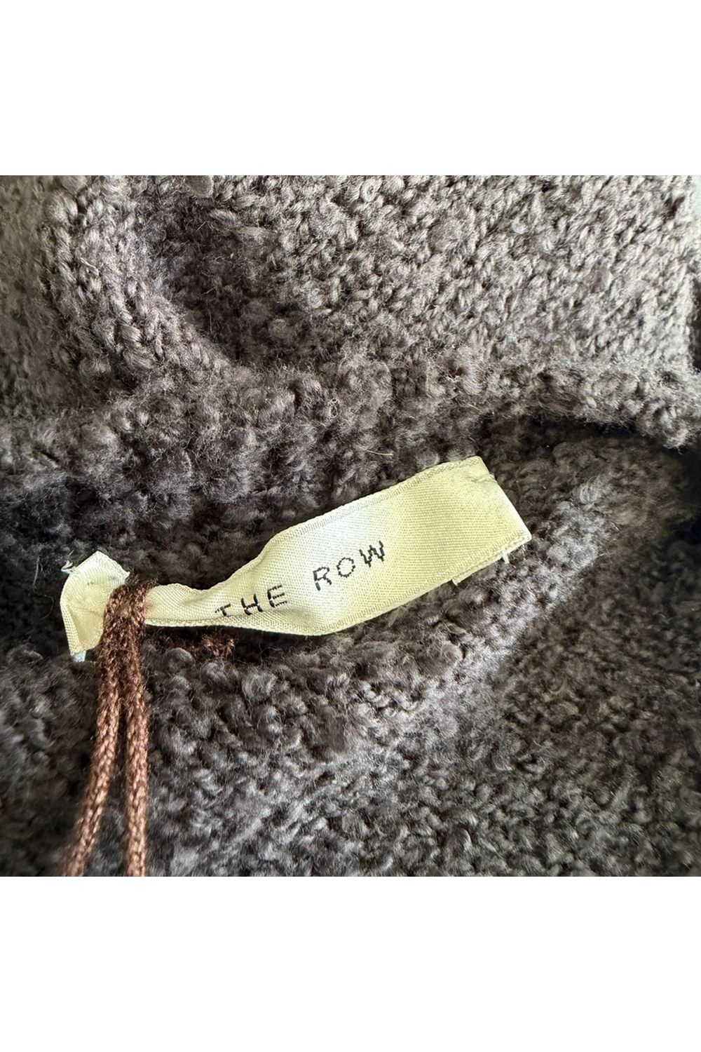 The Row Kathy Sweater in Brown Cotton