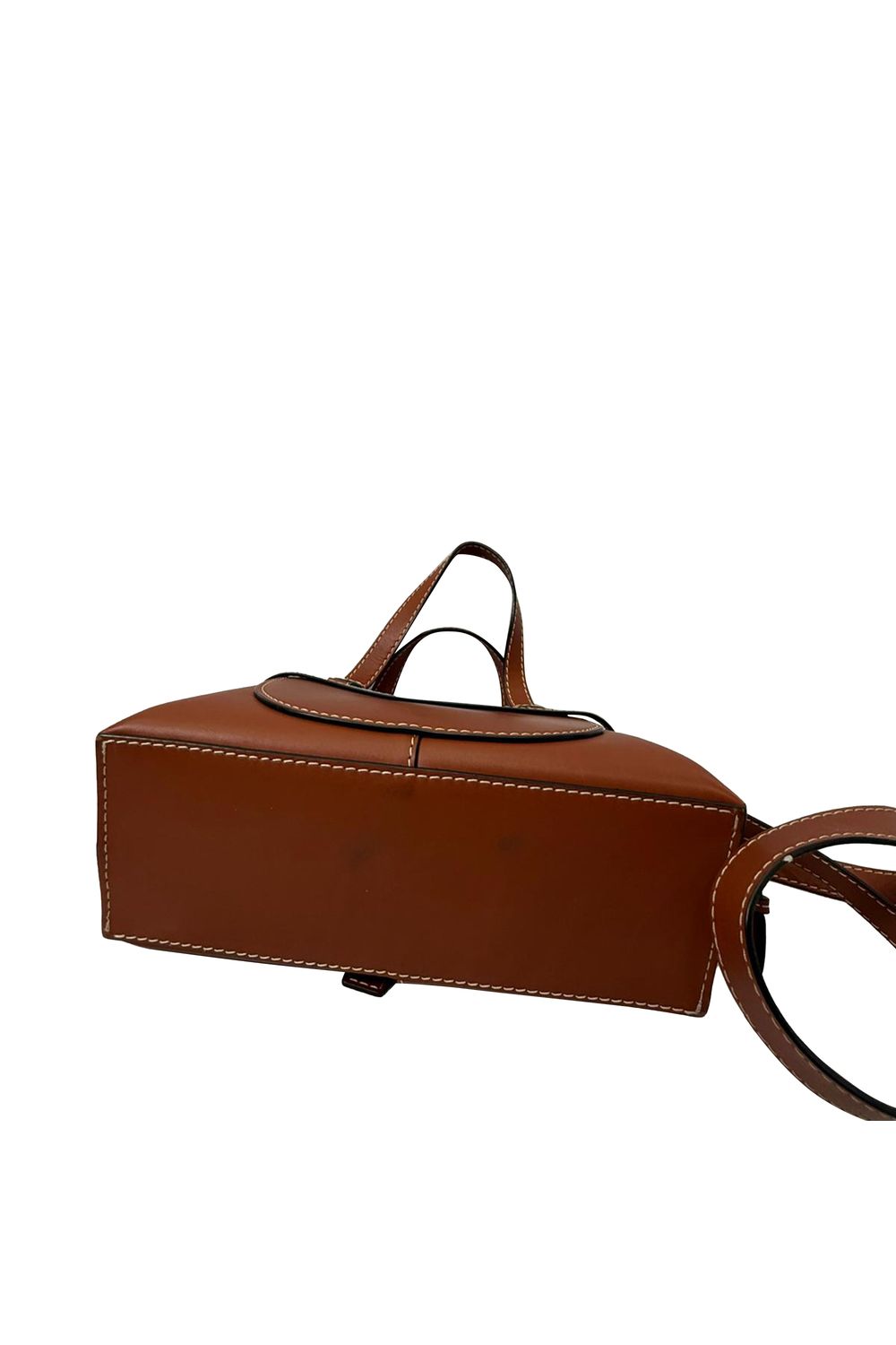 Loewe Mini Gate Tote in Brown Leather