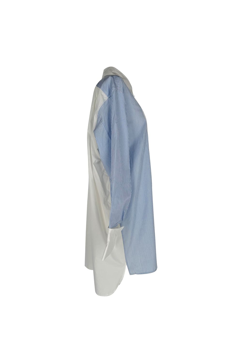 Loewe Pinstriped Button-Down Shirt in Blue Cotton