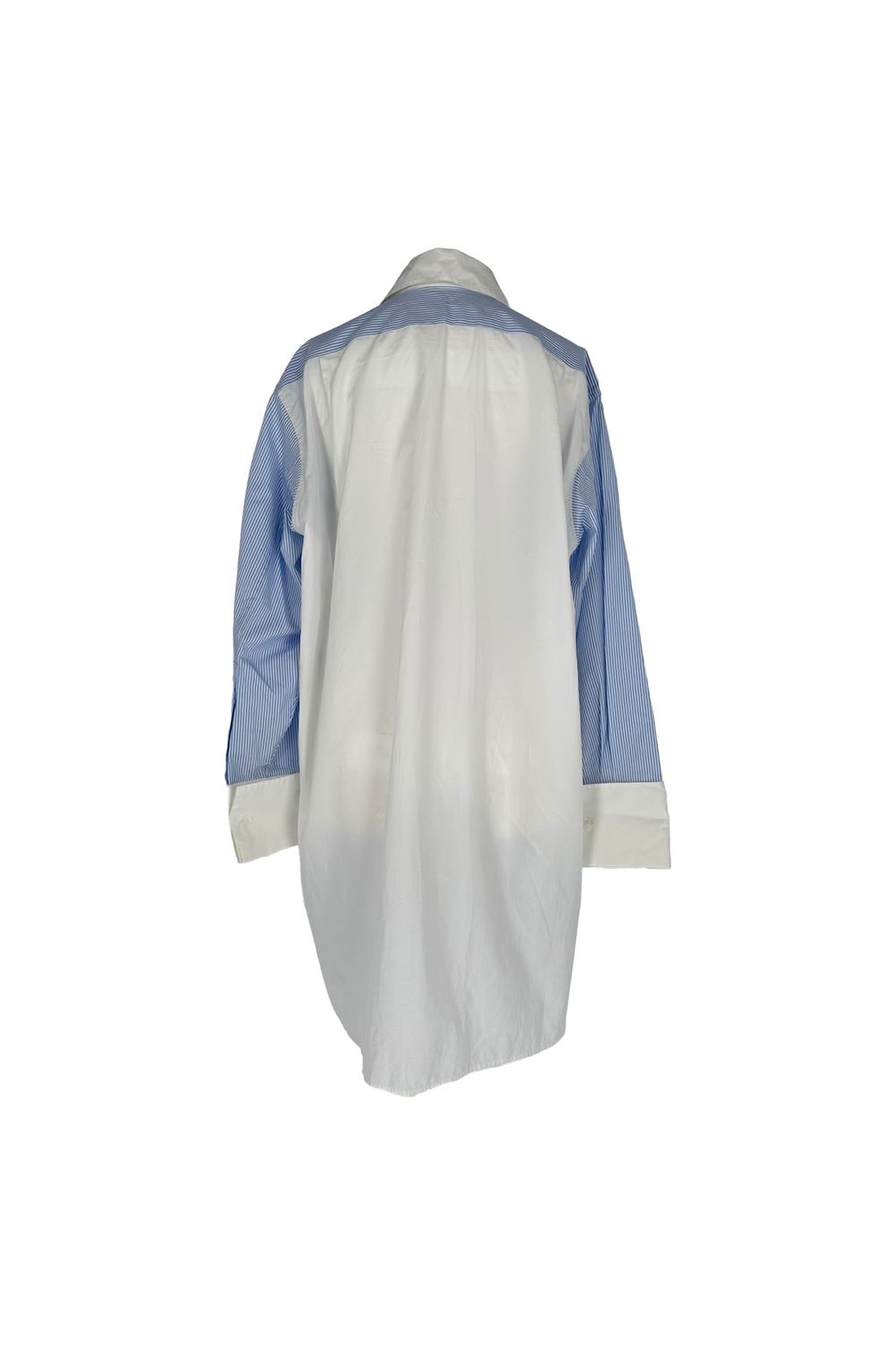Loewe Pinstriped Button-Down Shirt in Blue Cotton